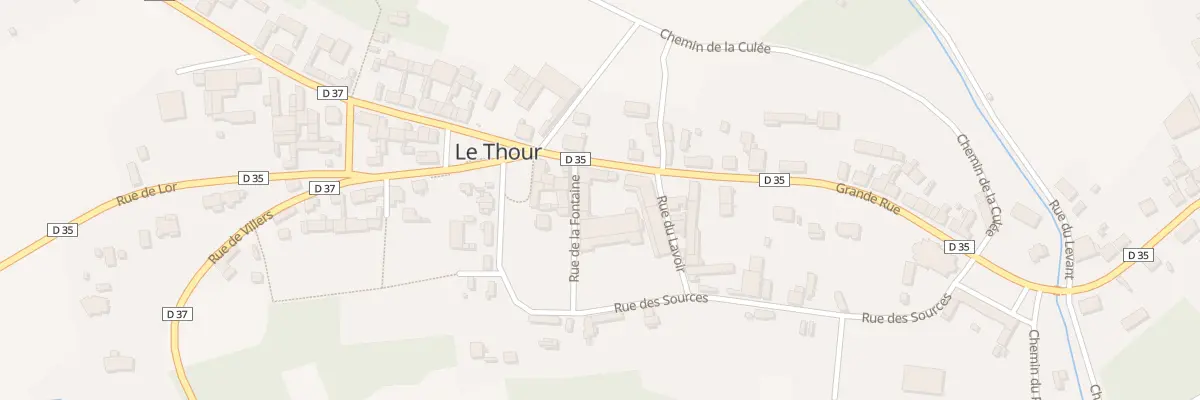 Plan du 5113 Le Thour Haut au Thour
