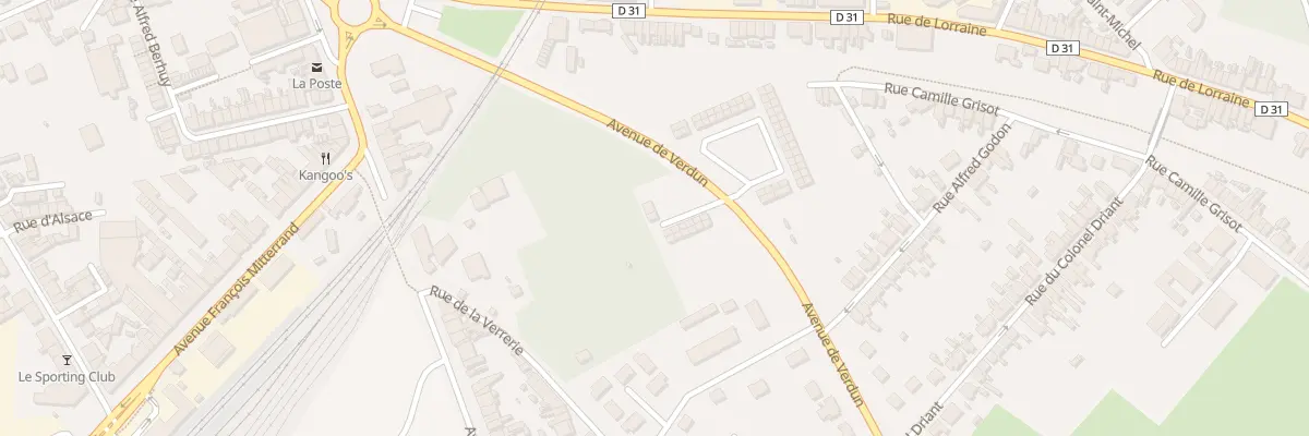 Plan du 1B Rue de la Verrerie à Hirson