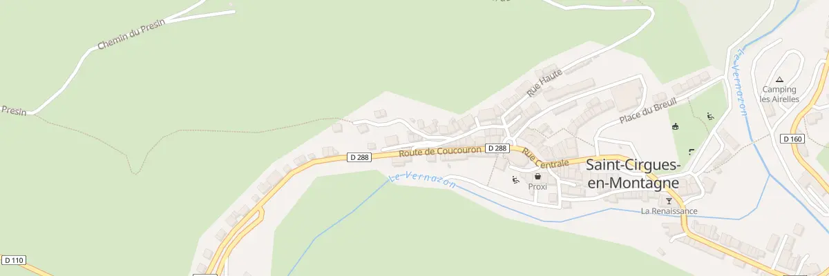 Plan du 5014 Rte de Coucouron à Saint-Cirgues-en-Montagne