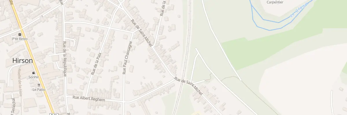 Plan du 117 Rue de Saint Michel à Hirson