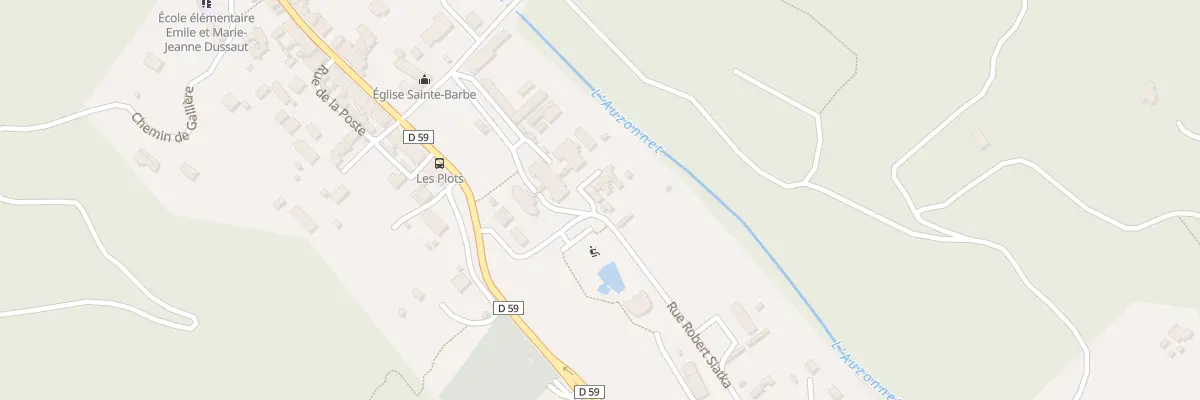 Plan du 24A Petite Route du Stade des au Martinet
