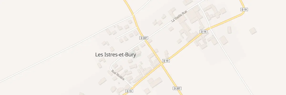 Plan du 1 Rue Rivière aux Istres-et-Bury