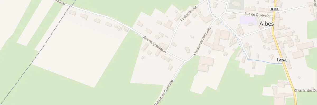 Plan du 13 Rue de Quiévelon à Aibes