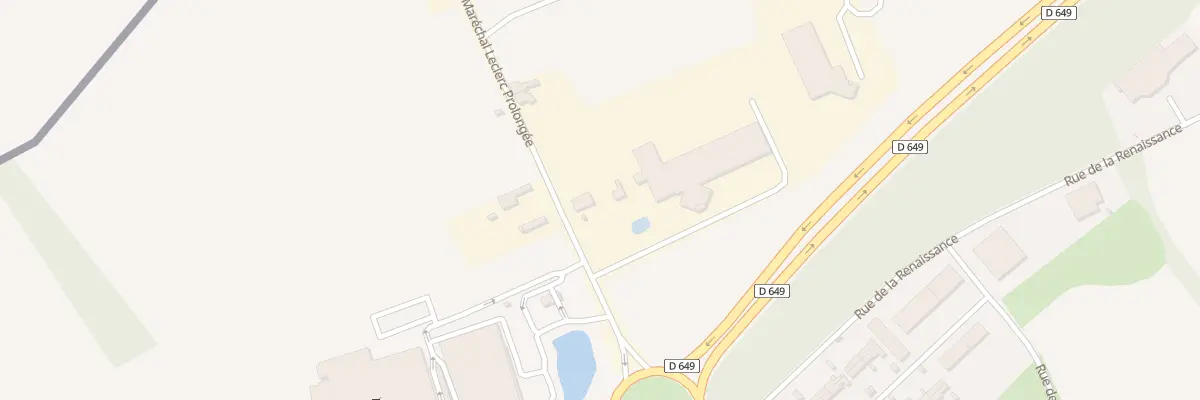 Plan du 1101 Rue du Maréchal Leclerc à Jeumont