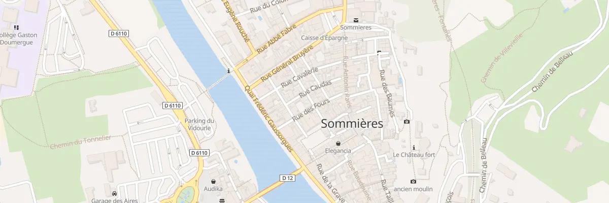 Plan du 12 Rue Narbonne à Sommières