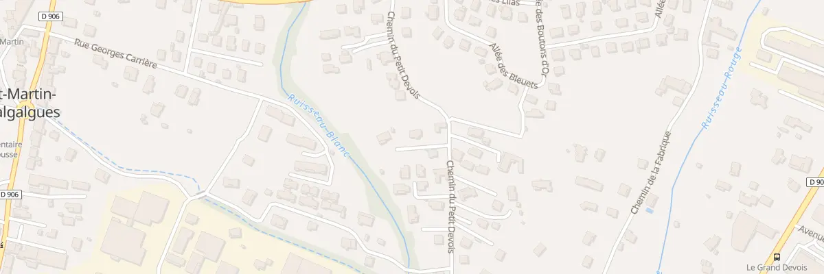 Plan du 682 Che du Petit Devois à Saint-Martin-de-Valgalgues