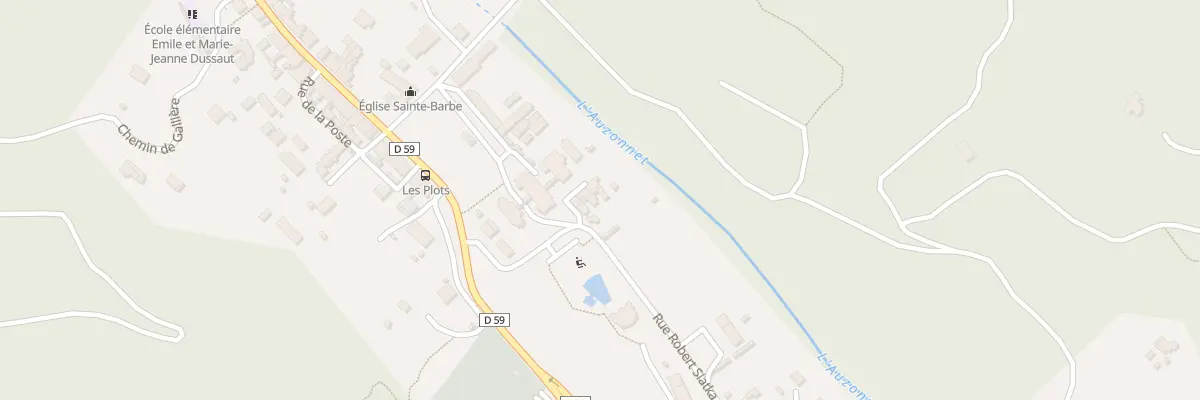 Plan du 242 Les Plots Est au Martinet