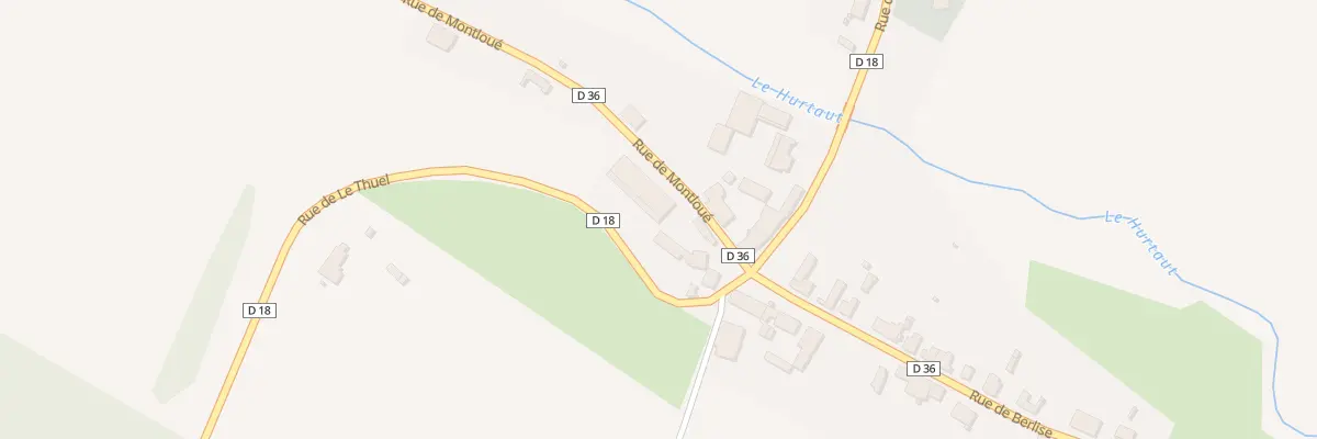 Plan du 1 Rue de Montloué à Noircourt