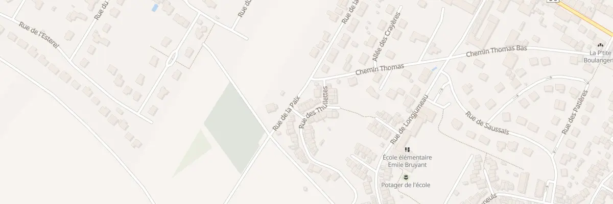 Plan du 8 Rue des Thuilettes à Taissy