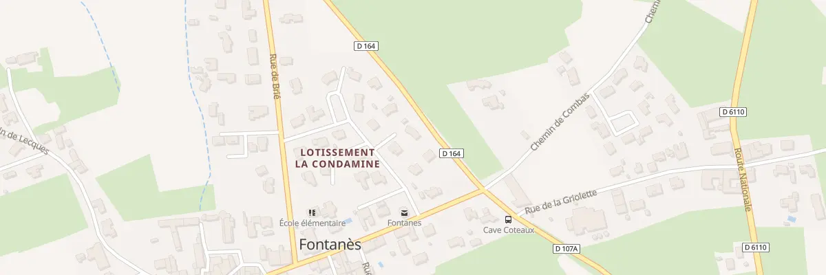 Plan du 10 Rue de la Condamine à Fontanès