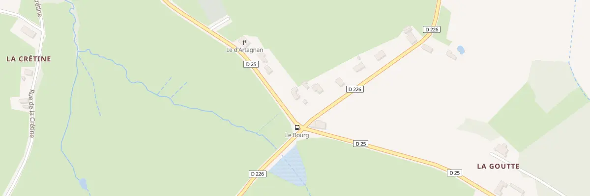 Plan du 58 Rte de Gueugnon à Clessy