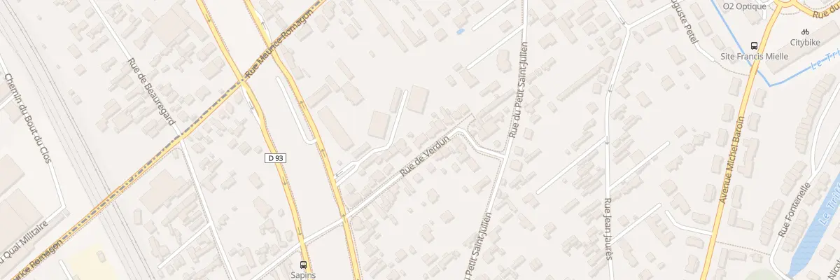 Plan du 9 Rue de Verdun à Saint-Julien-les-Villas