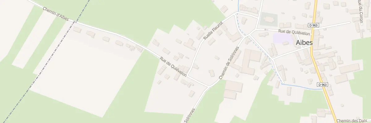 Plan du 22 Rue de Quiévelon à Aibes