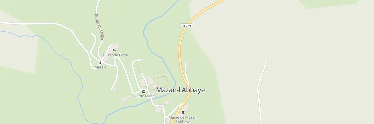 Plan du 5066 Le Village à Mazan-l’Abbaye