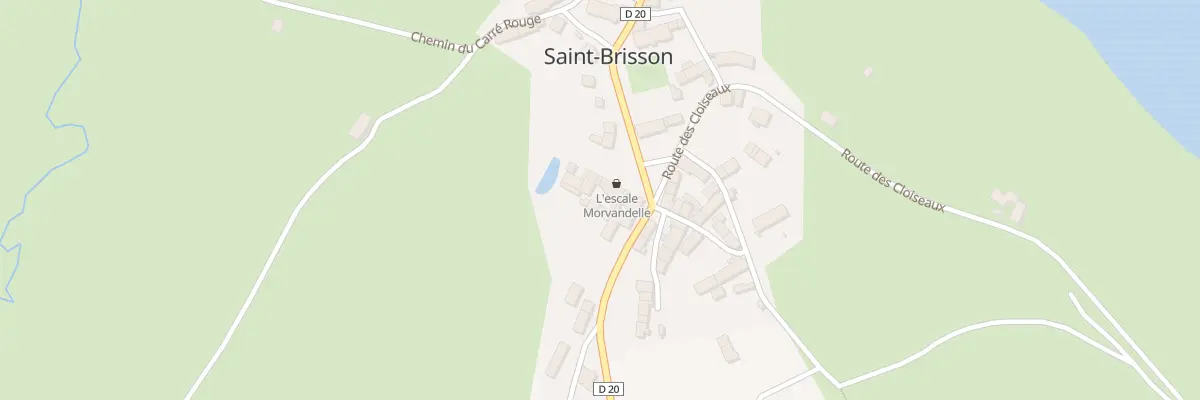 Plan du 128 Rte d’Alligny à Saint-Brisson