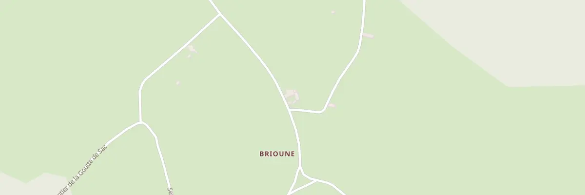 Plan du 1000 Che de Brioune à Vézelin-sur-Loire