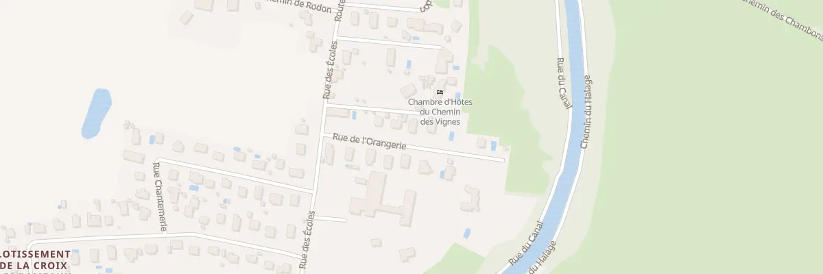 Plan du 9 Rue de l’Orangerie à Briennon