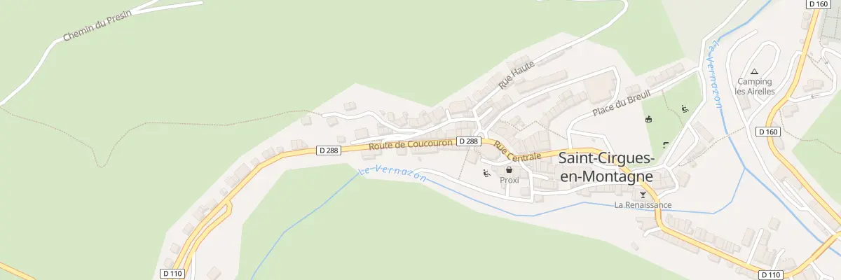 Plan du 5016 Rte de Coucouron à Saint-Cirgues-en-Montagne