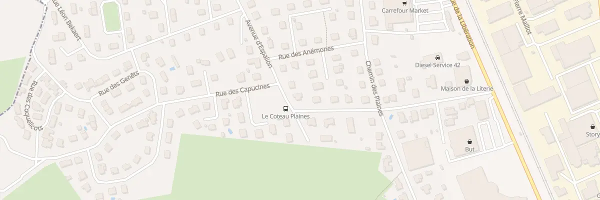 Plan du 23 Av d’Espalion au Coteau