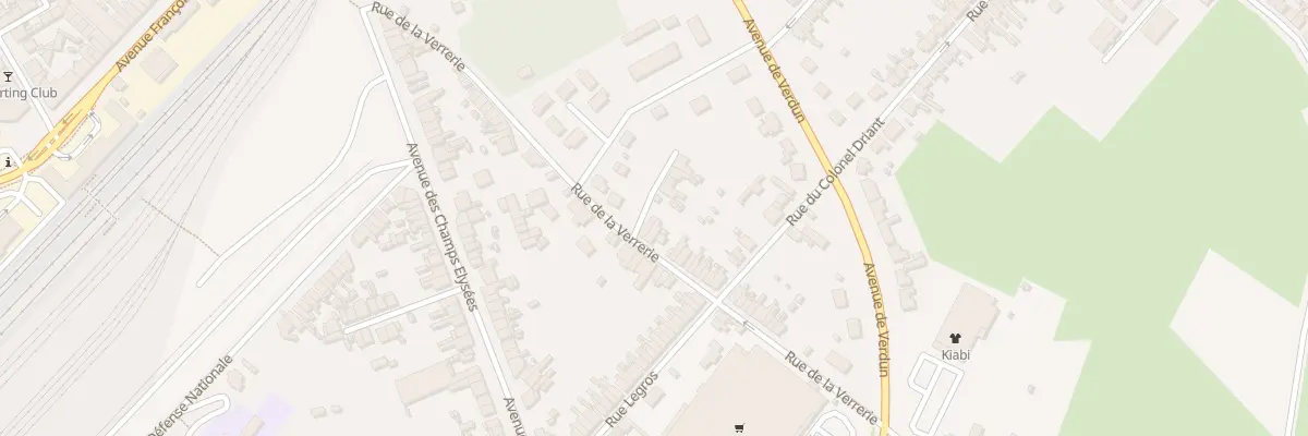 Plan du 35 Rue de la Verrerie à Hirson