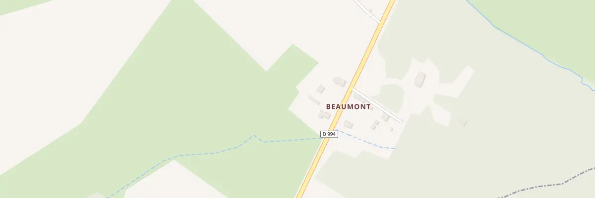 Plan du 5011 Beaumont à Vendenesse-sur-Arroux