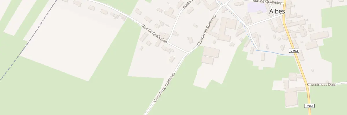 Plan du 9 Rue de Quiévelon à Aibes