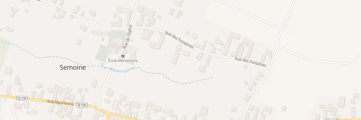 Plan du 5 Rue des Fontaines à Semoine