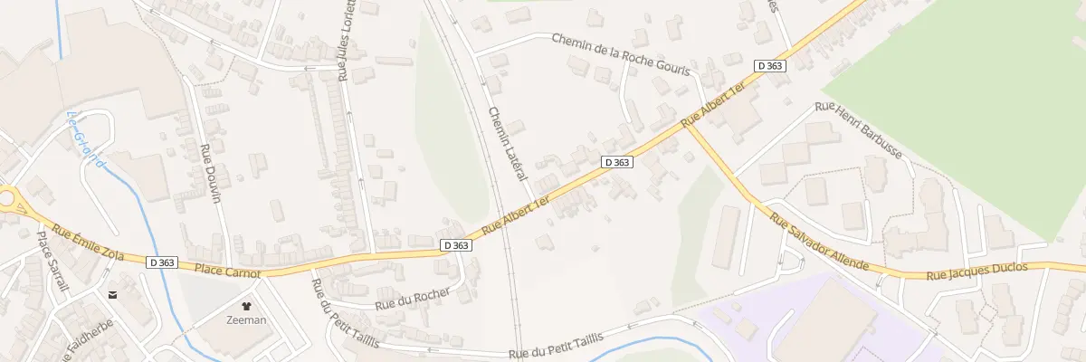 Plan du 45 Rue Albert 1er à Hirson