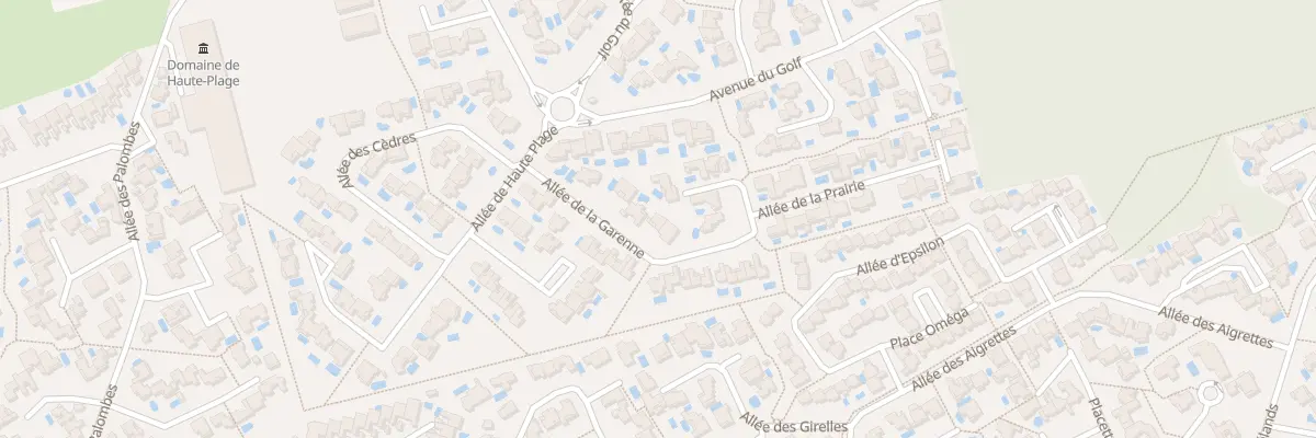 Plan du 107 All de la Garenne à La Grande-Motte
