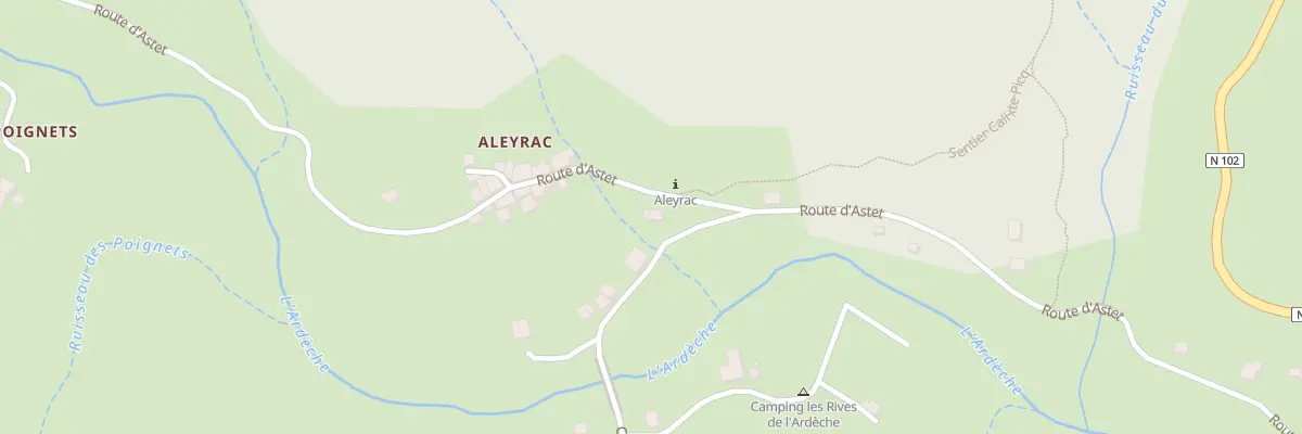 Plan du 5066 Aleyrac à Mayres