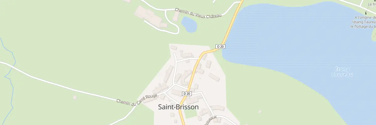 Plan du 180 Che du Theurais à Saint-Brisson