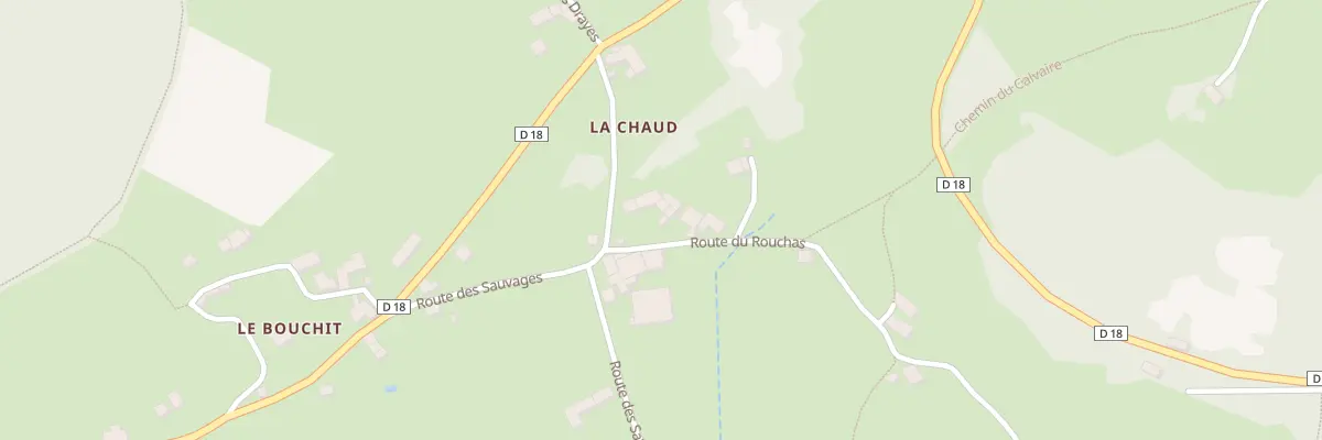 Plan du 5189A La Chaud à Queyrières