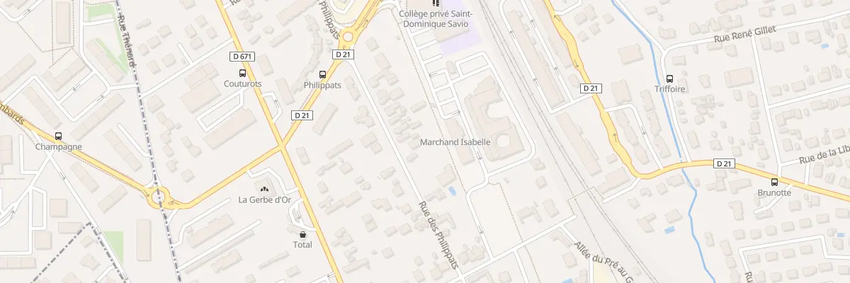 Plan du 12 Rue des Philippats à Saint-Julien-les-Villas