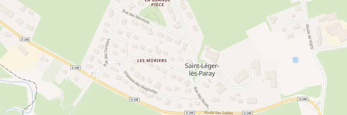 Plan du 8 Rue des Roses à Saint-Léger-lès-Paray