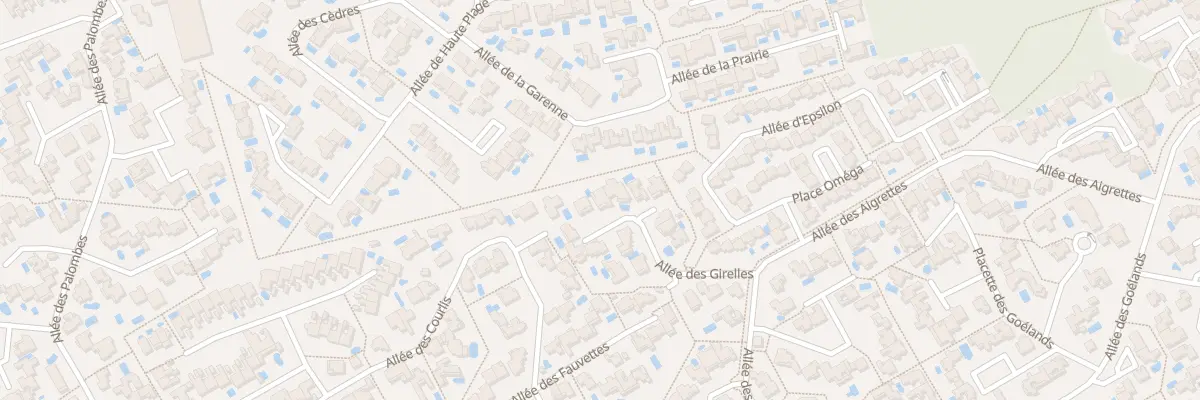 Plan du 21 All des Girelles à La Grande-Motte