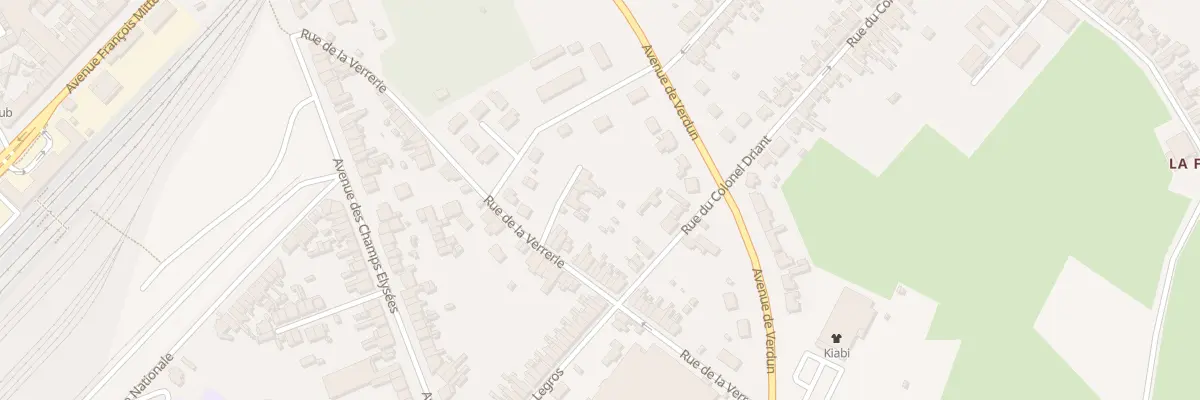 Plan du 31 Rue de la Verrerie à Hirson