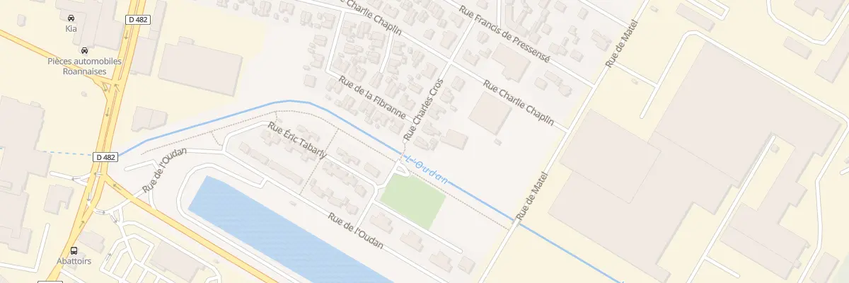 Plan du 15 Rue Charles Cros à Roanne