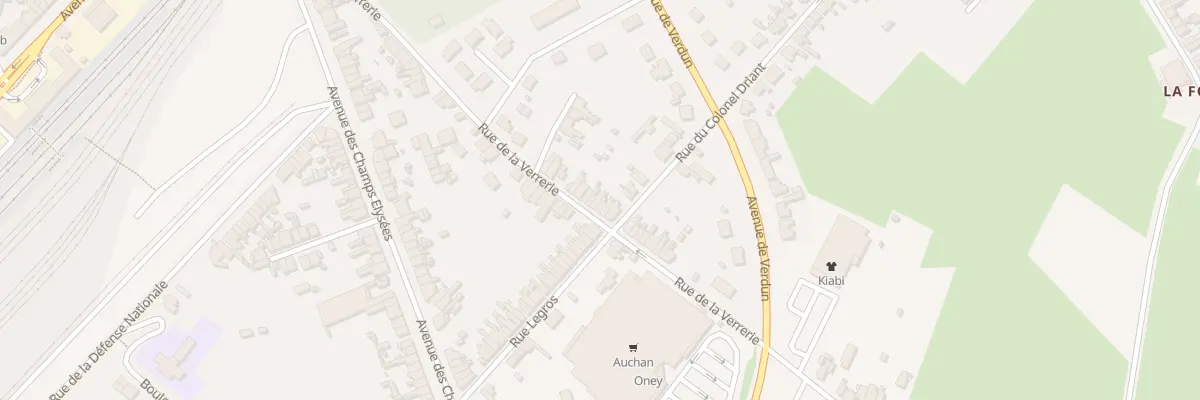 Plan du 51 Rue de la Verrerie à Hirson