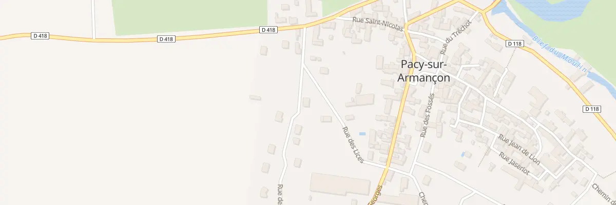 Plan du 1 Rue des Vergers à Pacy-sur-Armançon