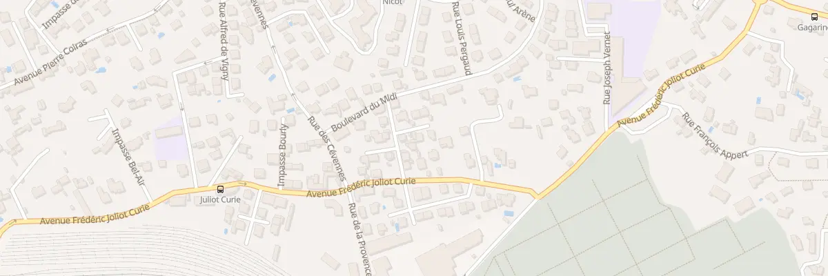 Plan du 2 Imp du Petit Nice à Alès