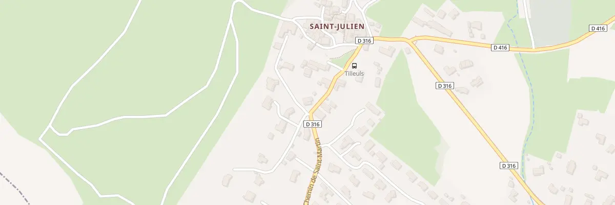 Plan du 126 Che de Saint-martin à Saint-Julien-les-Rosiers