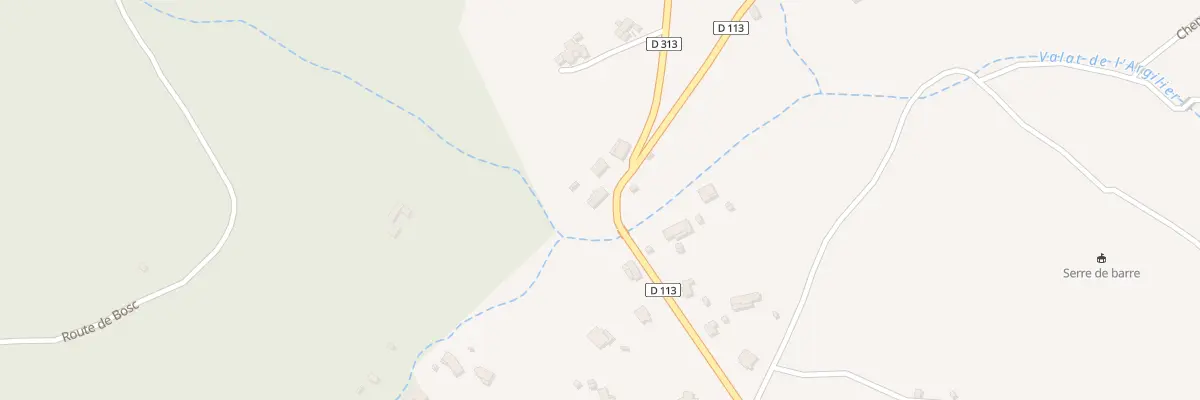 Plan du 2141 Rte du Pont de Gravières à Gravières
