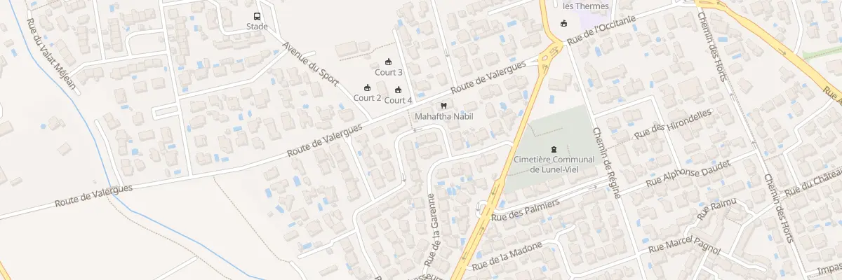 Plan du 154 Rue du Micocoulier à Lunel-Viel