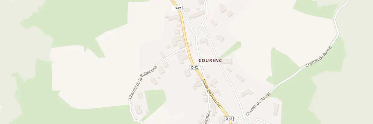 Plan du 5142 Courenc à Beaux