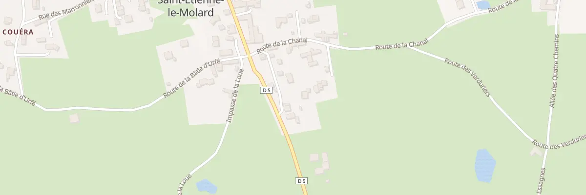 Plan du 5258 Le Chardonnet à Saint-Étienne-le-Molard