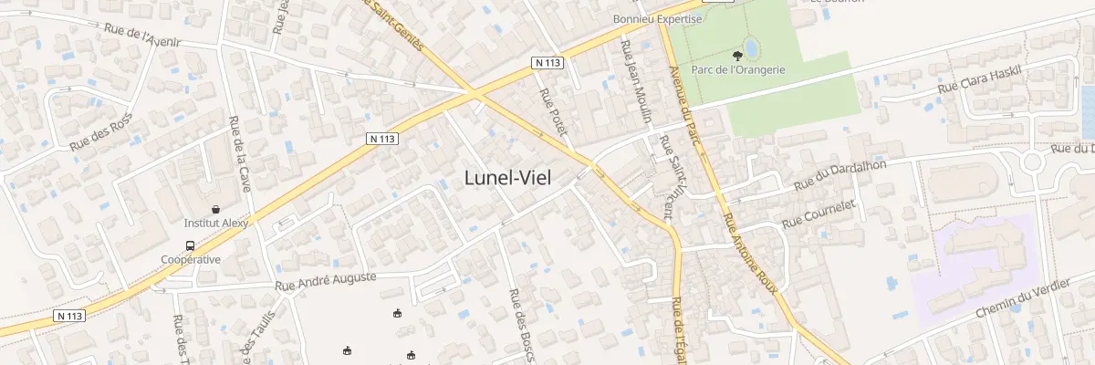 Plan du 36 Rue André Auguste à Lunel-Viel