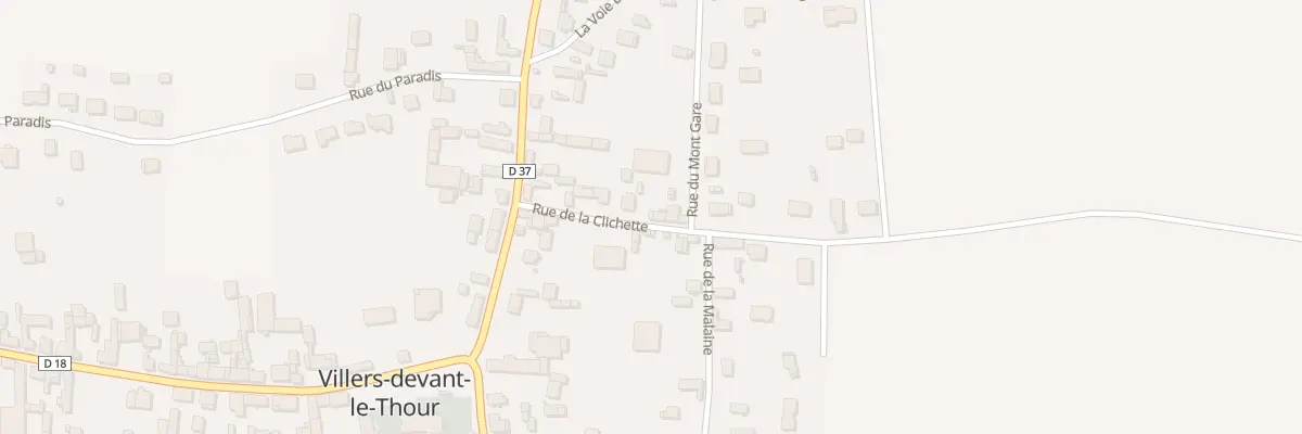 Plan du 5027 Le Village à Villers-devant-le-Thour