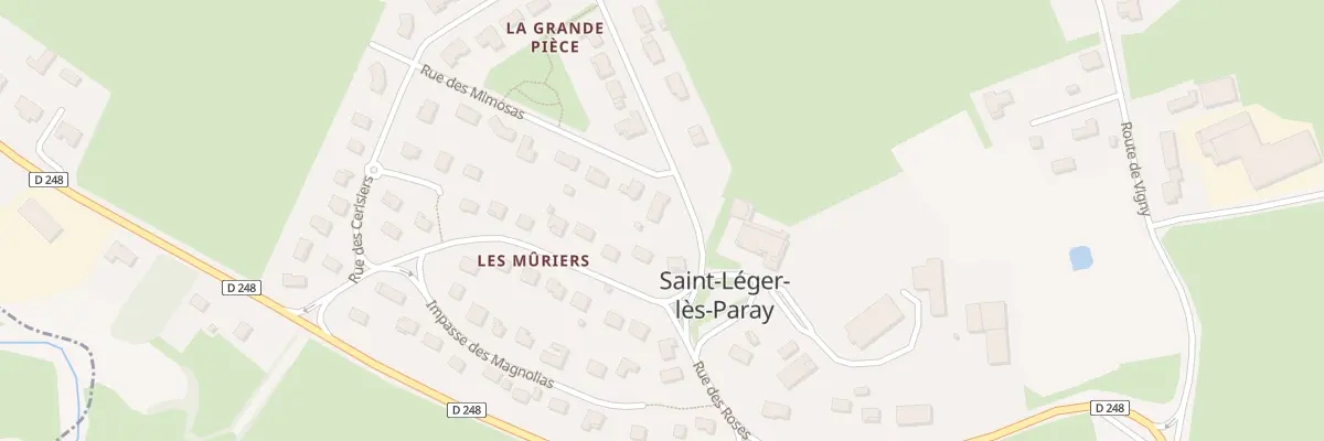 Plan du 1 Rue des Mimosas à Saint-Léger-lès-Paray