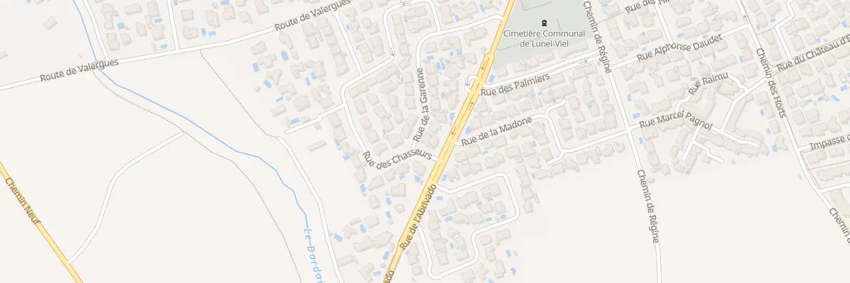 Plan du 15A Rue des Chasseurs à Lunel-Viel