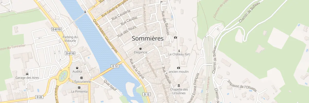 Plan du 6 Rue Taillade à Sommières
